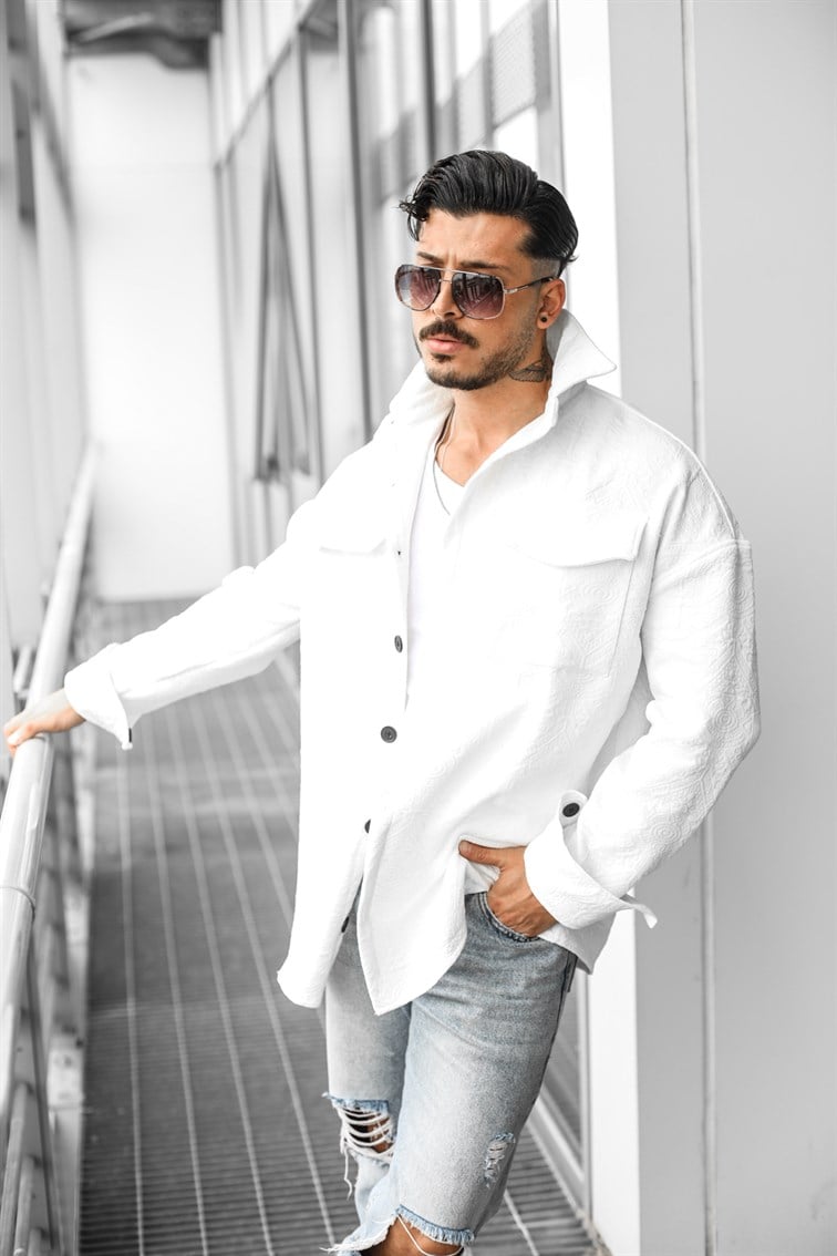Morfo Detay Oversize Gömlek