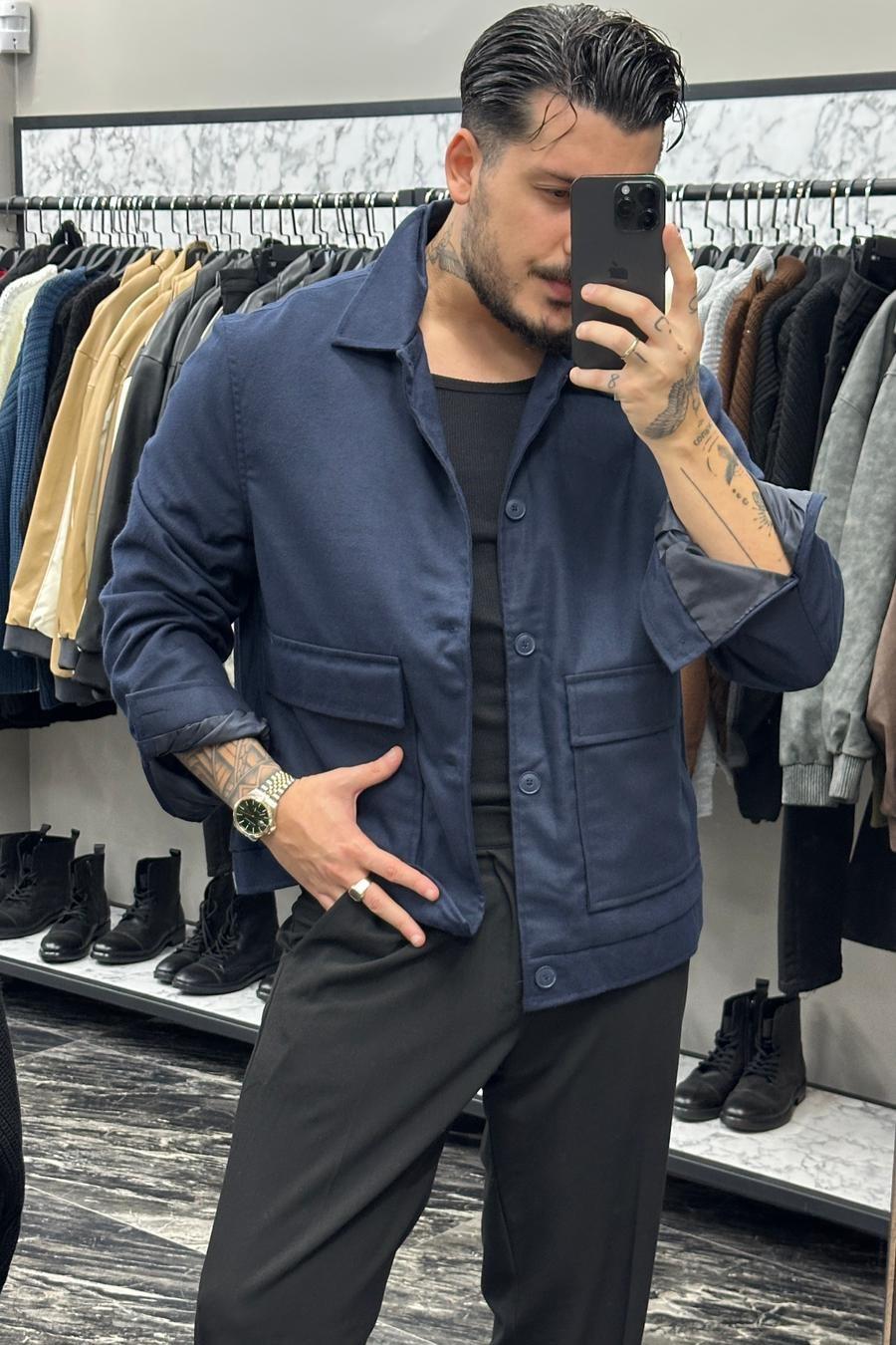 NGR Rahat Kalıp Ceket Lacivert