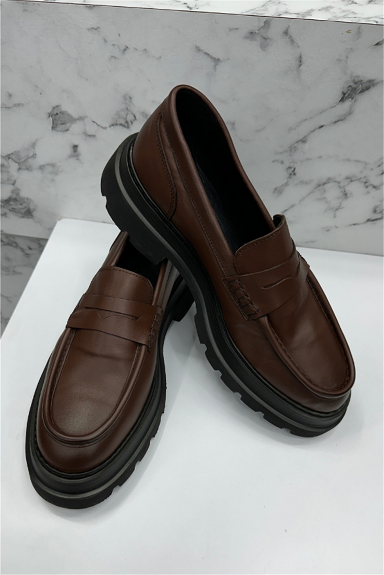 Orijinal Deri Basic Makosen Kahve