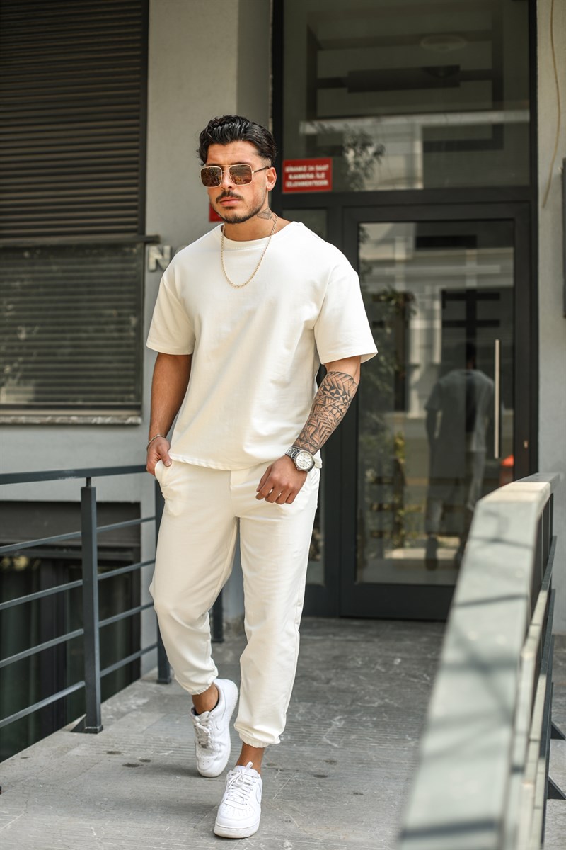 Oversize İki İplik Paça Lastikli Takım