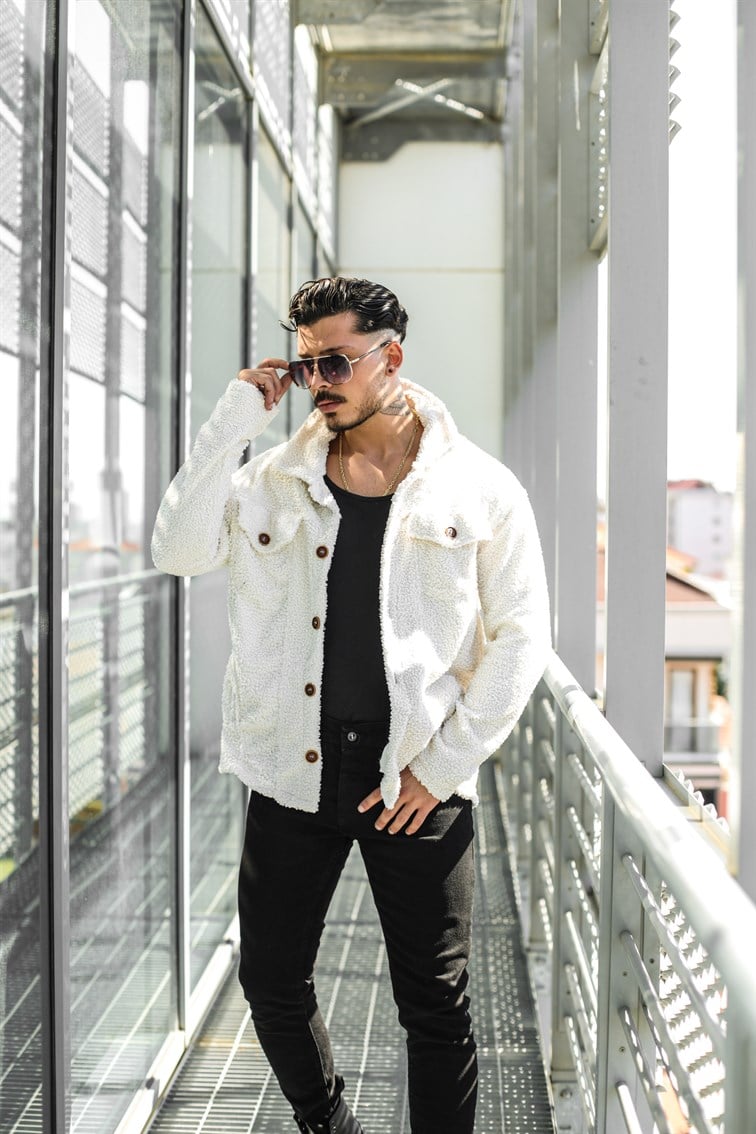 Oversize Peluş Gömlek / Ceket