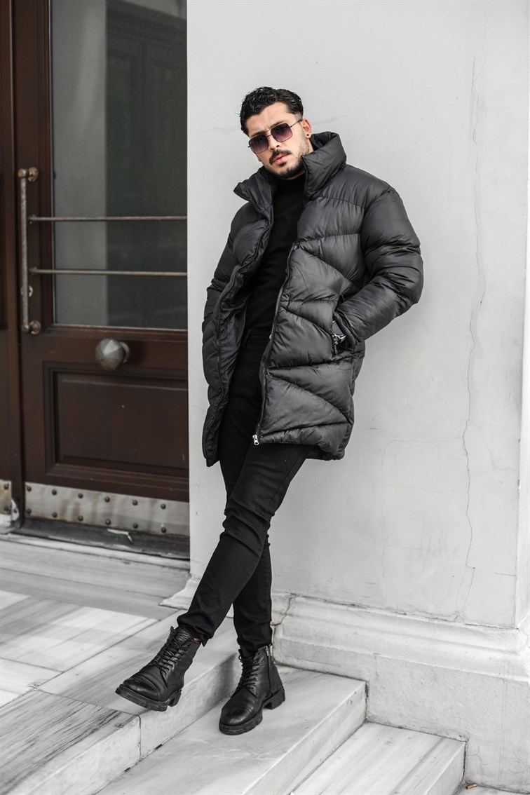 Oversize Şişme Kaban