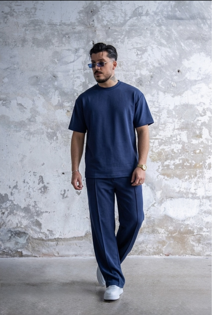 Oysho oversize takım Lacivert