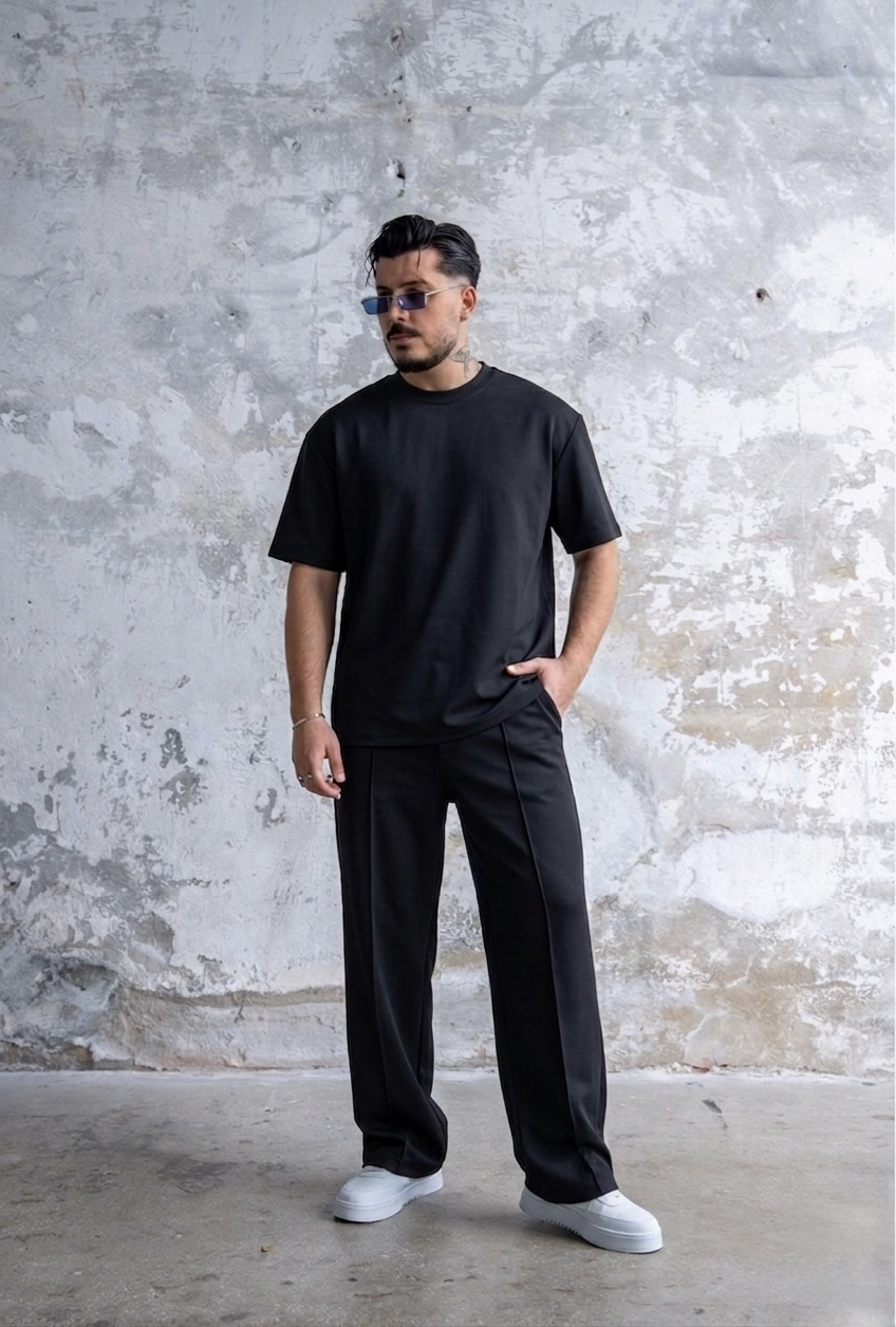 Oysho oversize takım Siyah
