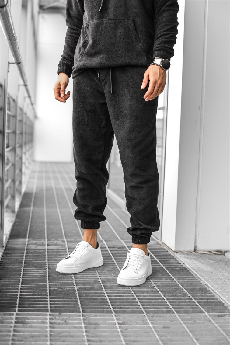 Paçası Lastikli Detay Eşofman