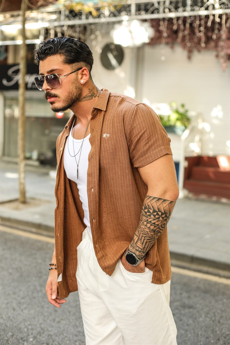 Palmiye Detay Gömlek