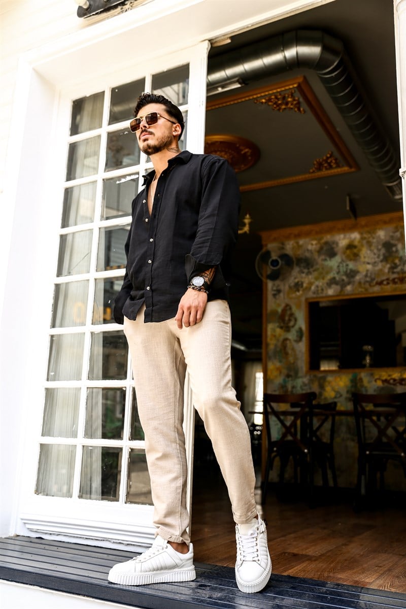 Pamuklu Double Paça Pantolon