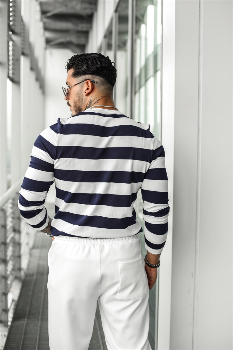 Paralel Triko Sweatshirt Lacivert · 4