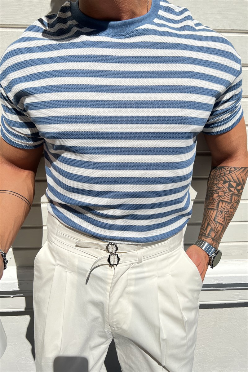 Petek Örme Oversize T-Shirt