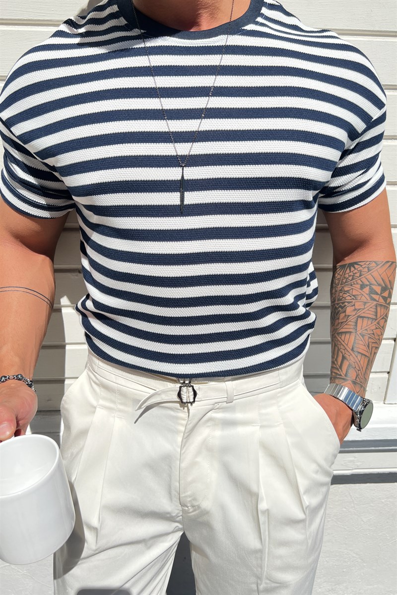 Petek Örme Oversize T-Shirt