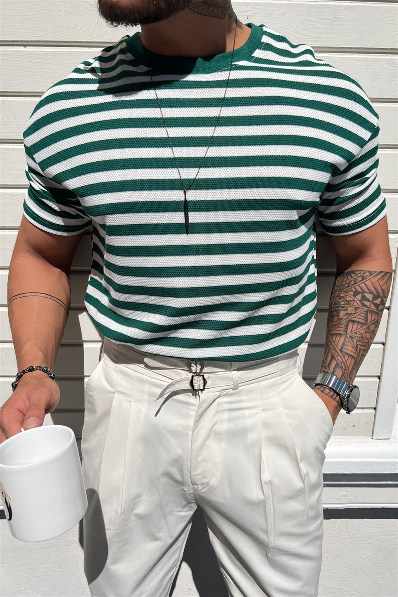 Petek Örme Oversize T-Shirt