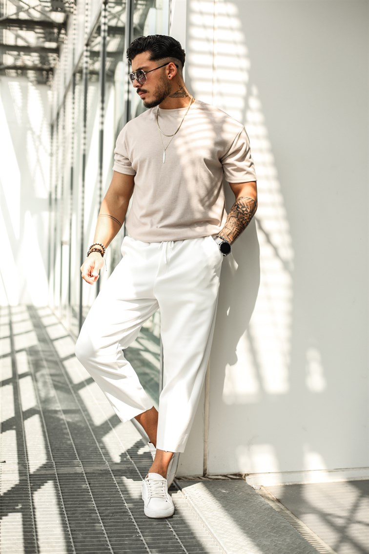 Pilili Oversize Triko T-Shırt