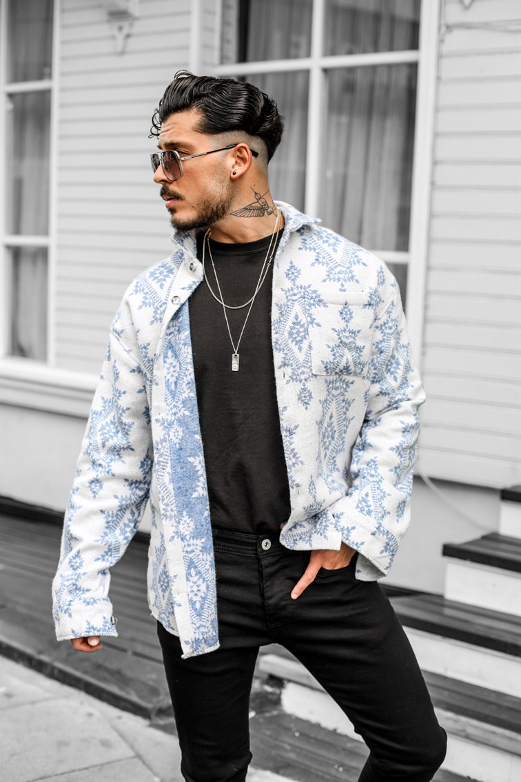 Piramit Oversize Oduncu Gömlek