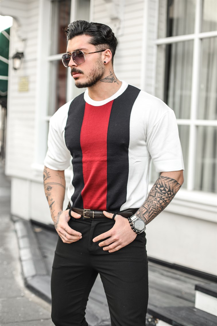 Renk Şeritli T-Shirt