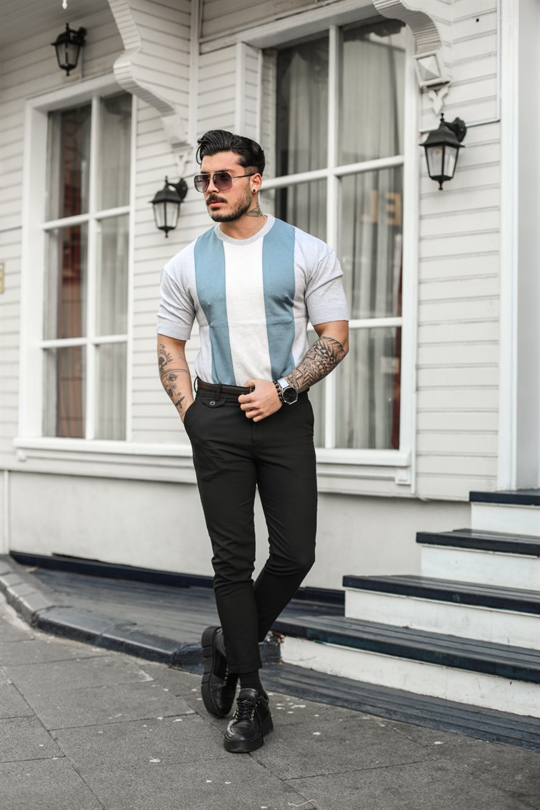 Renk Şeritli T-Shirt