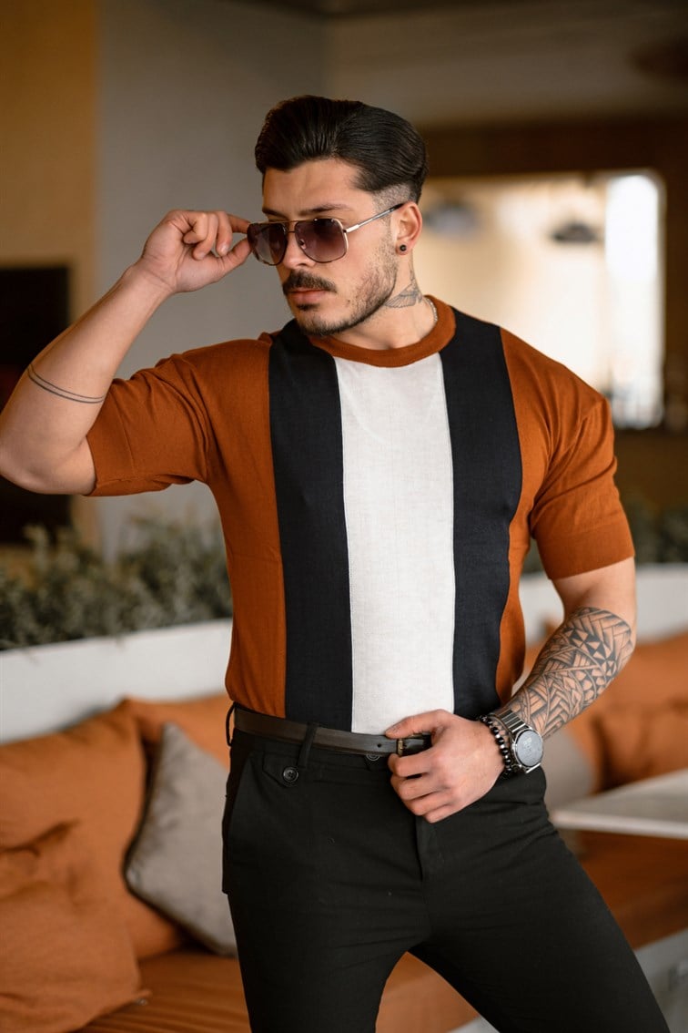 Renk Şeritli T-Shirt