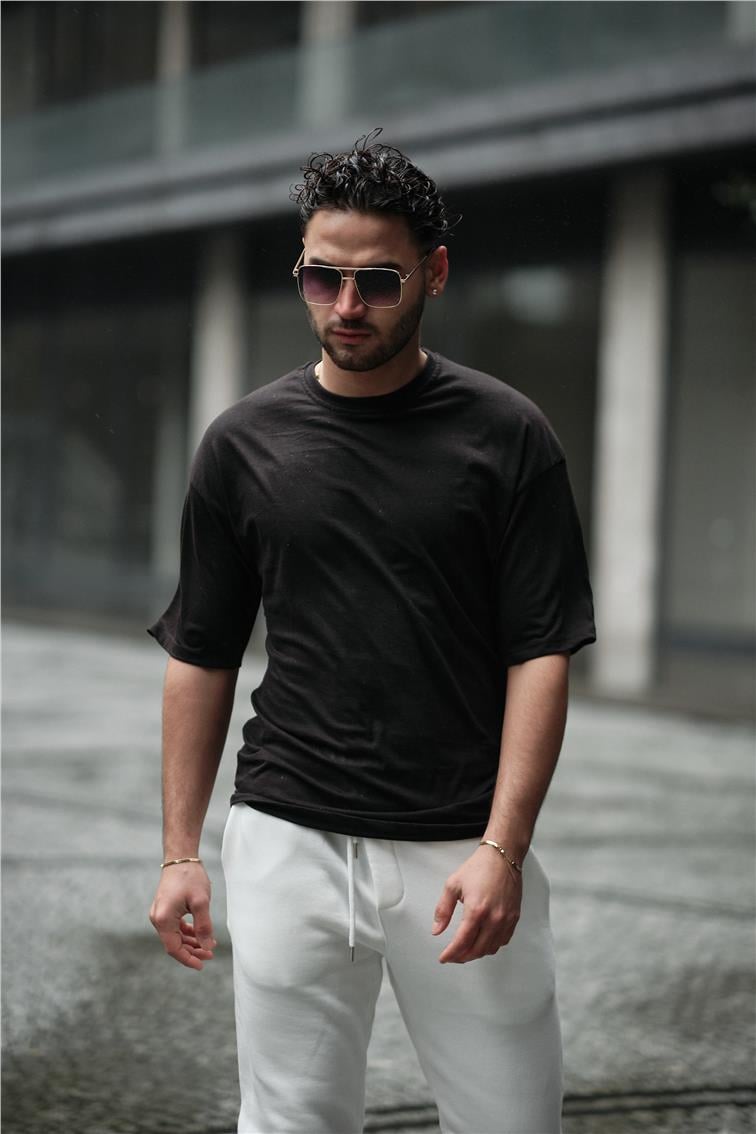 Sade Oversize T-Shirt Siyah