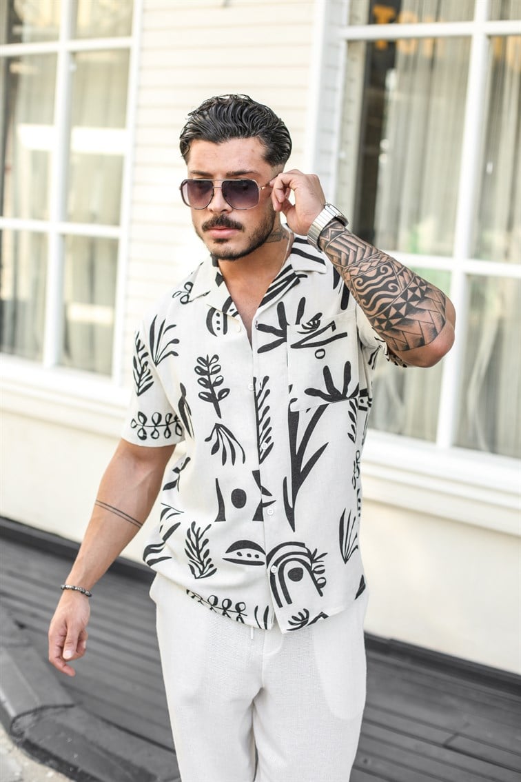 Sembol Desenli Gömlek