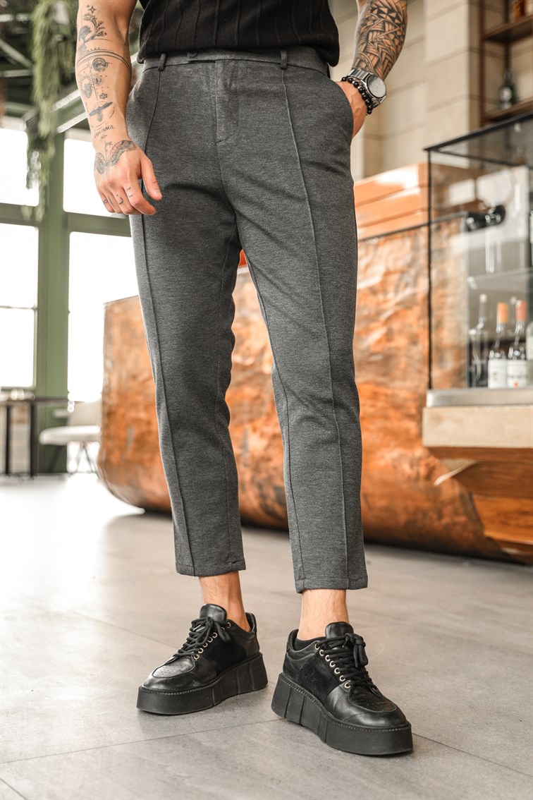 Şeritli Boyfriend Pantolon