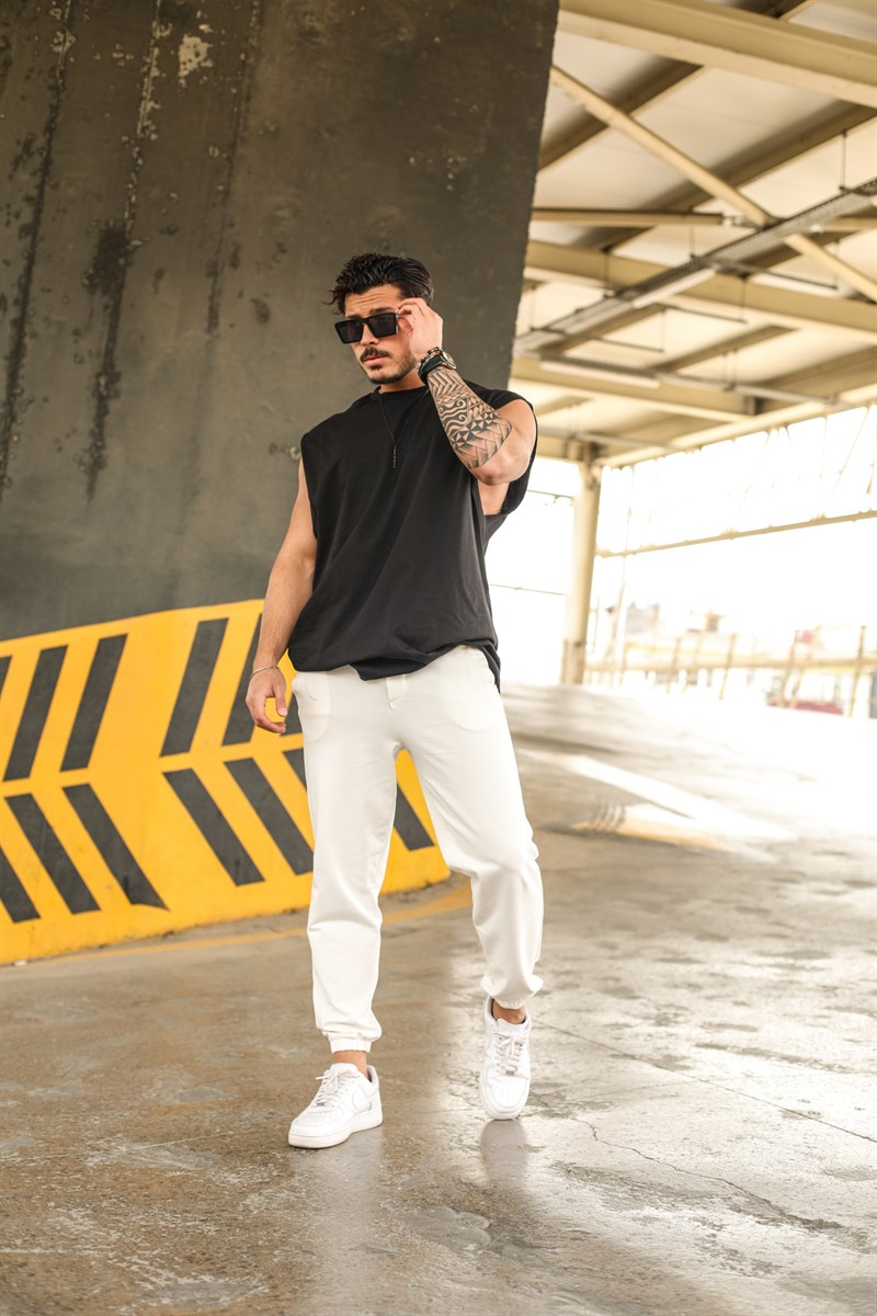 Sıfır Kol Oversize T-shirt