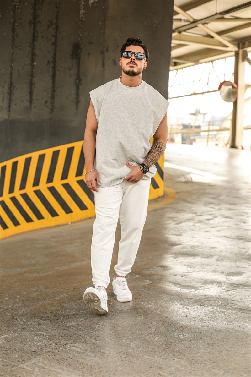 Sıfır Kol Oversize T-shirt