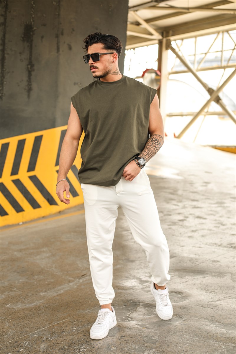 Sıfır Kol Oversize T-shirt