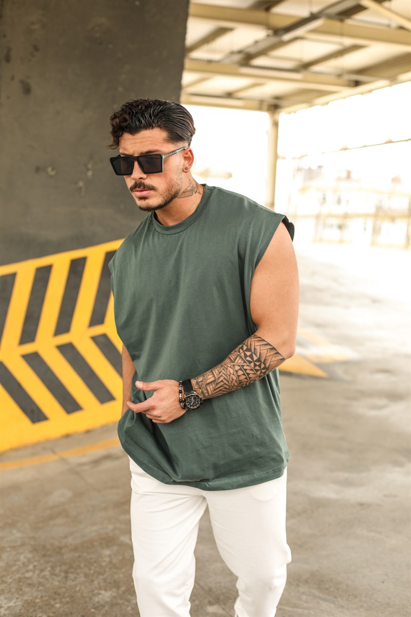 Sıfır Kol Oversize T-shirt