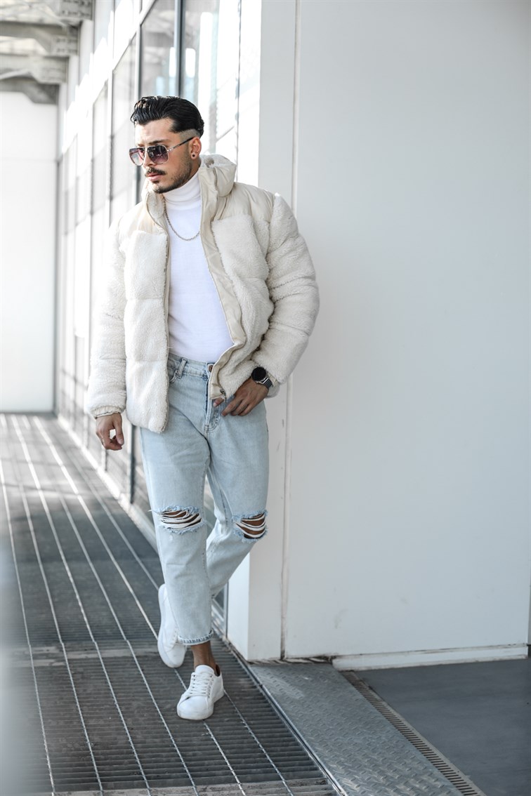 Şişme Kürk Oversize Mont