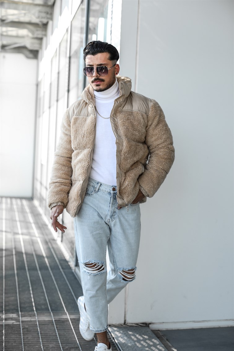 Şişme Kürk Oversize Mont