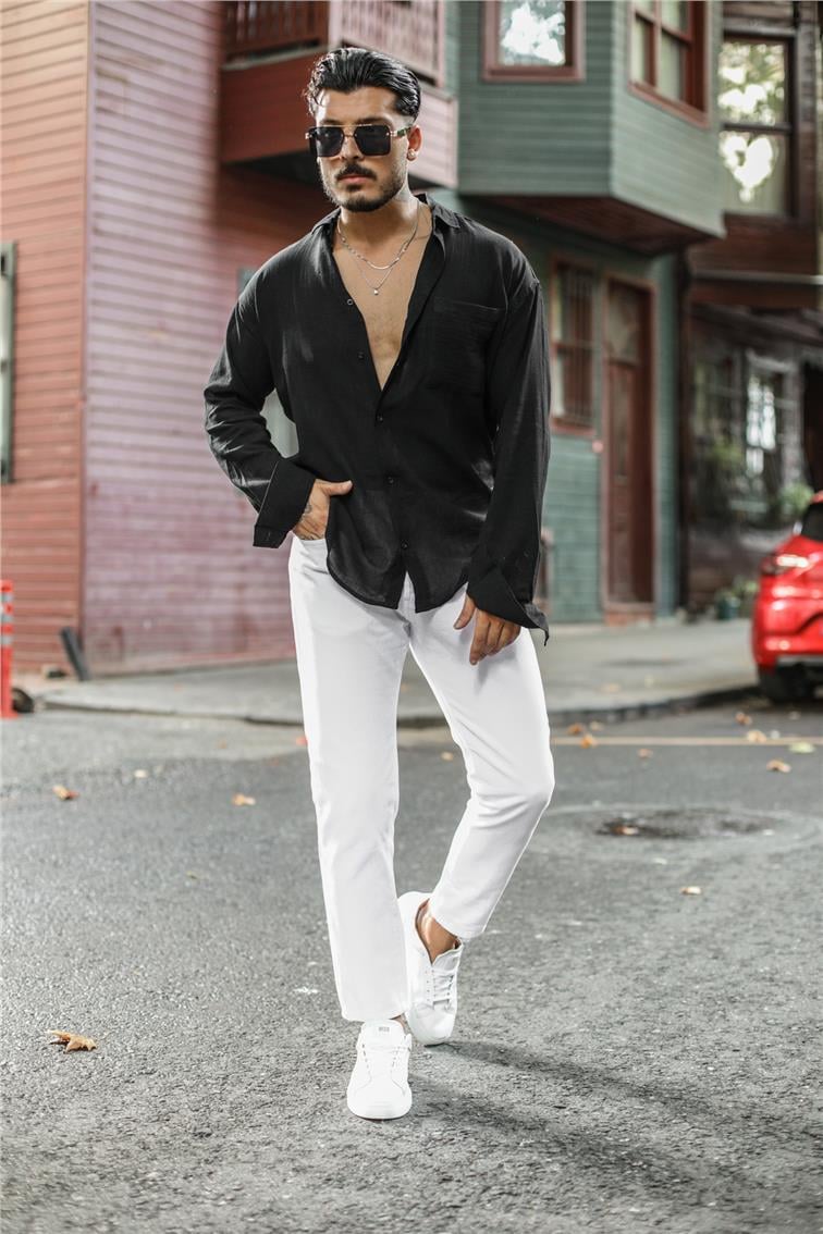 Slash Boyfriend Jean Beyaz