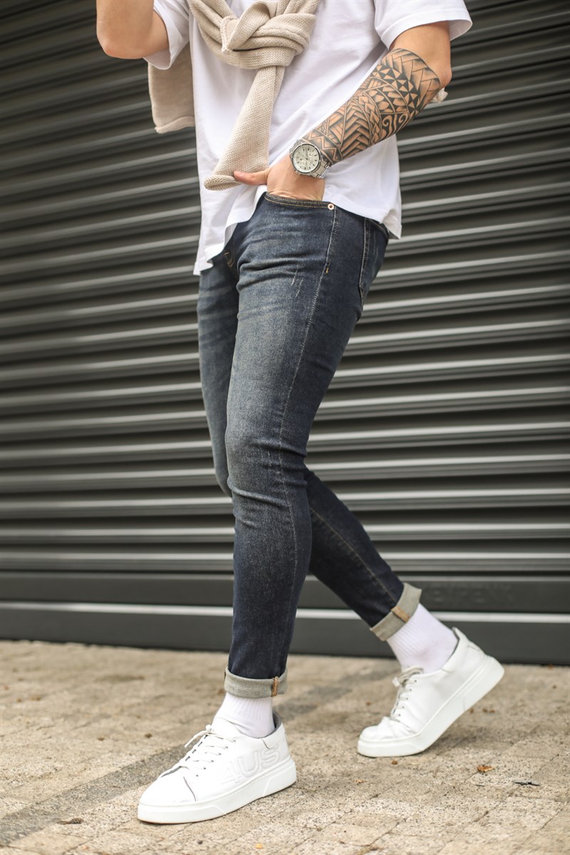 Taşlama Detaylı Skinny Jean