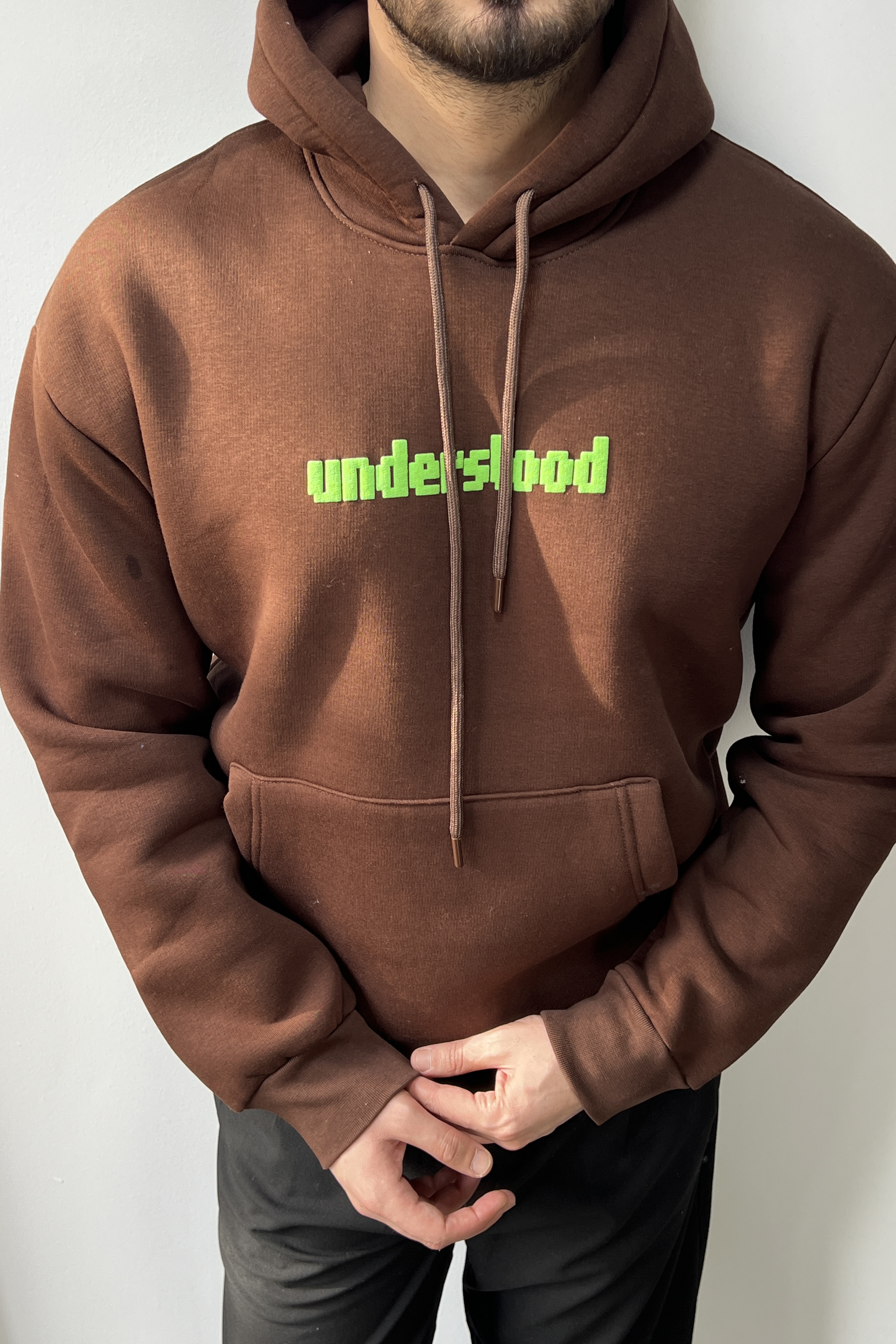 Underslood Baskılı Sweatshirt Kahve