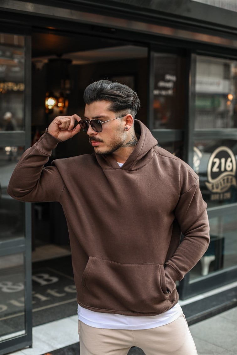Unprinted Oversize Sweatshirt