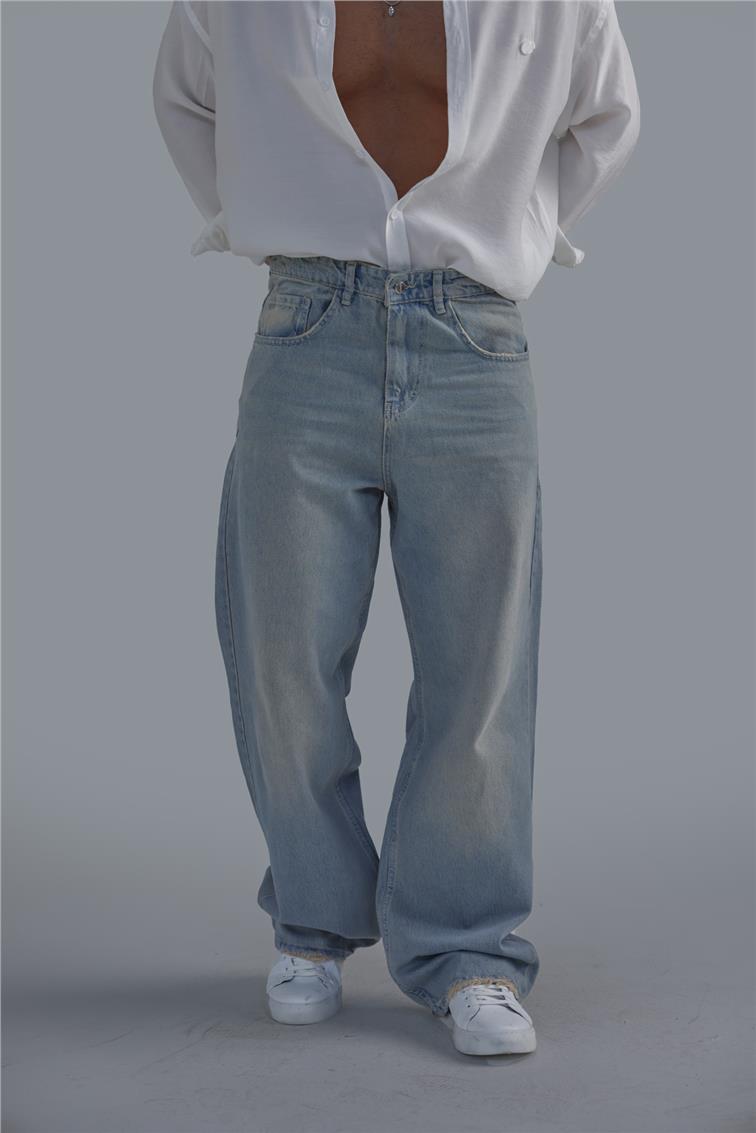 Washing Baggy Jean Mavi