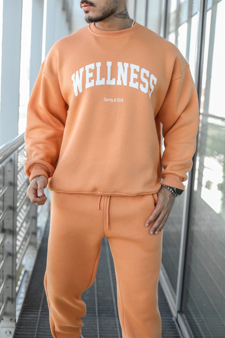 Wellness Oversize Sweatshirt Turuncu · 4