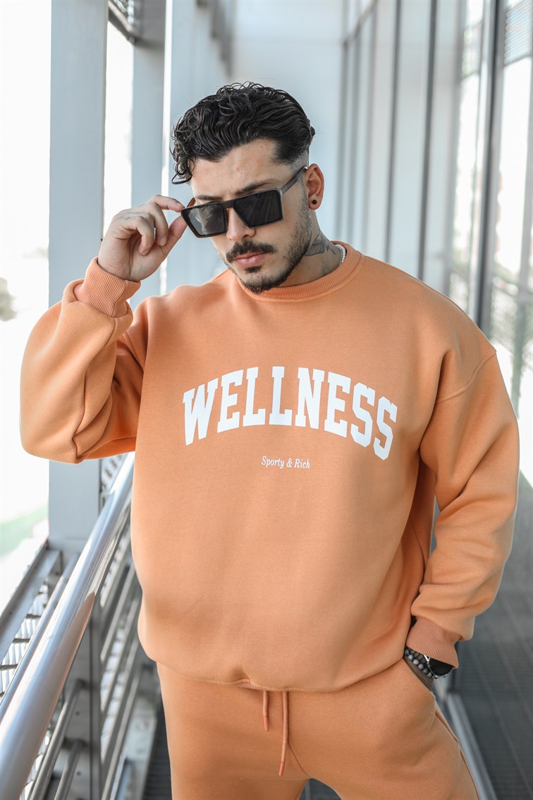 Wellness Oversize Sweatshirt Turuncu · 3