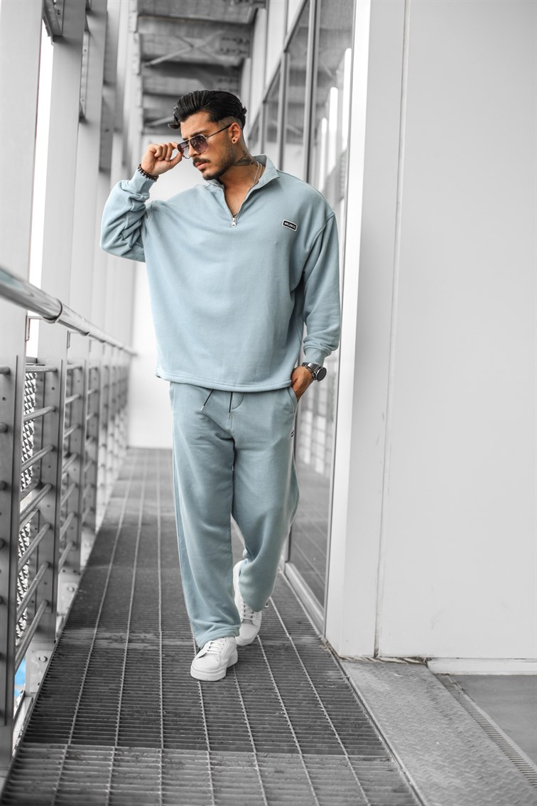 WRLDWİDE  Fermuarlı Sweatshirt