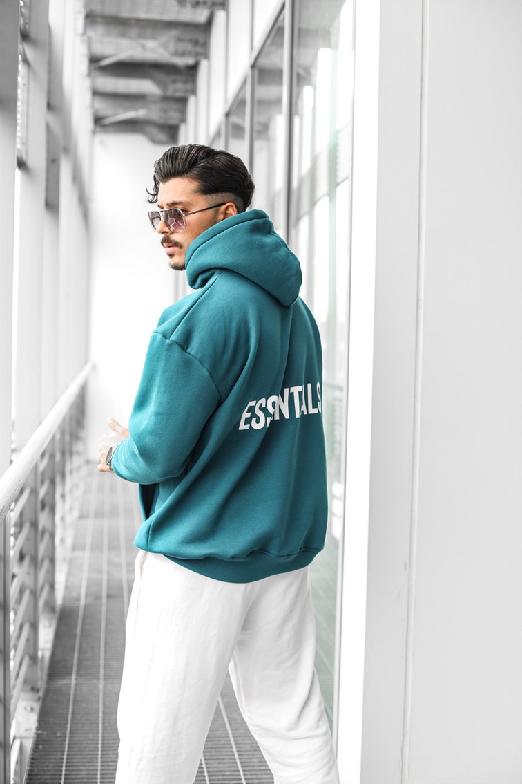 Yazı Detay Oversize Sweatshirt