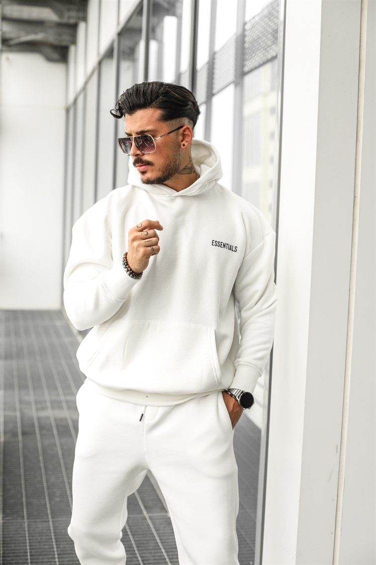 Yazı Detay Oversize Sweatshirt