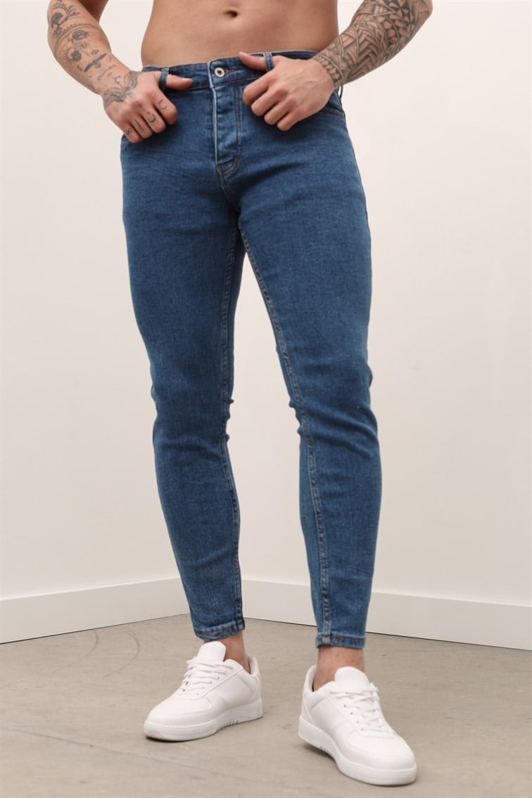 Yıkama Detaylı Skinny Jean