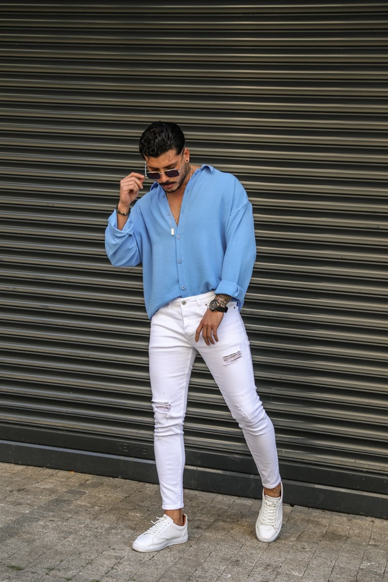 Yırtık Detaylı Skinny Jean
