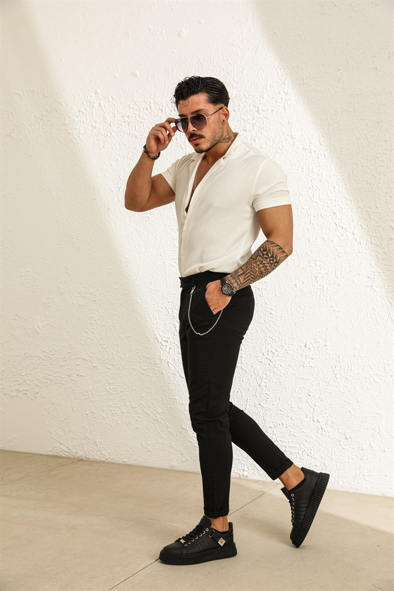 Zincirli Double Paça Pantolon