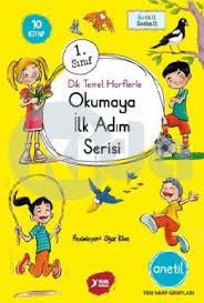 1.Sınıf Dik Temel Harflerle Okumaya İlk Adım Serisi Anetil 10 KitapAYT