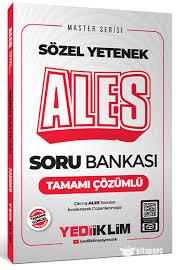 2025 ALES Sözel Yetenek Tamamı Çözümlü Soru Bankası - Yediiklim Yayınları - ALES-DGS8.Sınıf