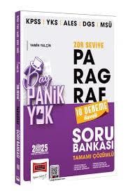 2025 KPSS YKS ALES DGS MSÜ Tamamı Çözümlü Panik Yok Zor Seviye Paragraf Soru Bankası (10 Deneme İlaveli) - Yargı Yayınevi8.Sınıf