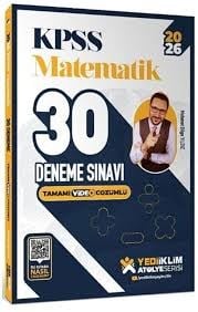 2026 KPSS Atölye Serisi Matematik 30 Deneme Sınavı Tamamı Video ÇözümlüDiğer Kırtasiye Ürünleri