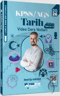 2026 KPSS Genel Kültür Atölye Tarih Video Ders Notları - Yediiklim Yayınları - KPSSDiğer Kırtasiye Ürünleri
