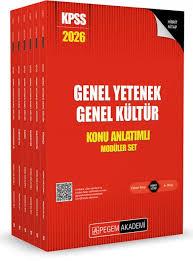 2026 KPSS Genel Yetenek Genel Kültür Lisans Konu Anlatımlı Modüler Set - (6 Kitap) - Pegem Akademi YayıncılıkKPSS Hazırlık