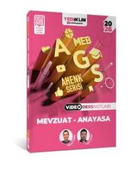2026 MEB AGS Ahenk Serisi Mevzuat - Anayasa Video Ders Notları - Yediiklim Yayınları - ÖABT