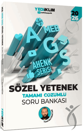 2026 MEB AGS Ahenk Serisi Sözel Yetenek Tamamı Çözümlü Soru Bankası Okul Çağı 6-10 Yaş 